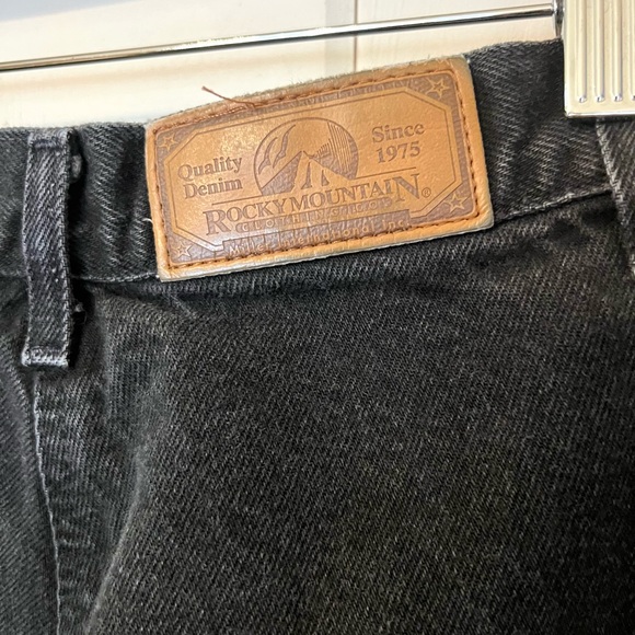 #23 Vintage Rocky Mountain Bareback Rodeo Rider Cowgirl  
Black Denim Jeans - Picture 6 of 12
